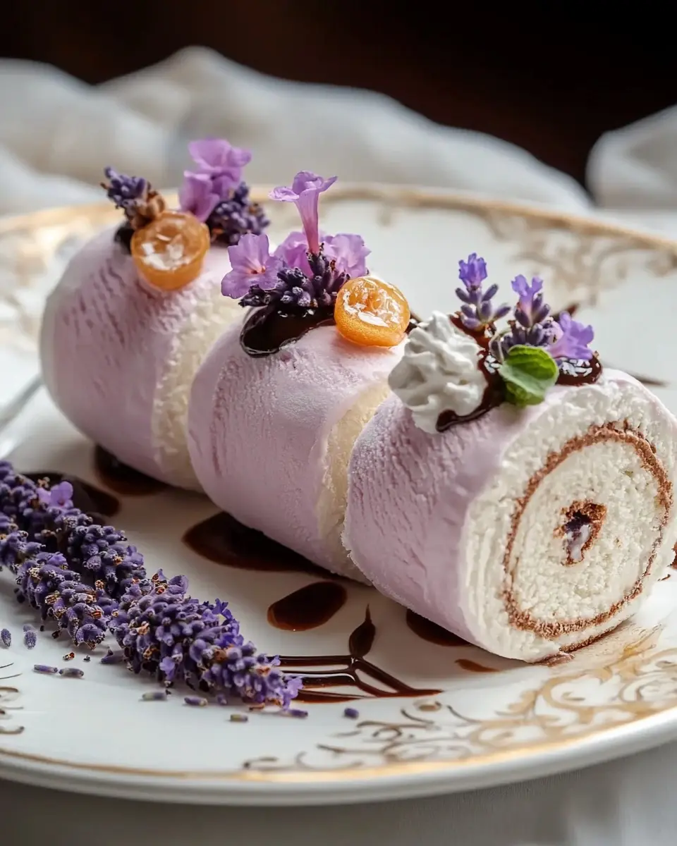 Lustiger Lavendel-Vanille-Eisrollen-Kuchen: A Blissful Treat! 8 Lustiger Lavendel-Vanille-Eisrollen-Kuchen: A Blissful Treat!