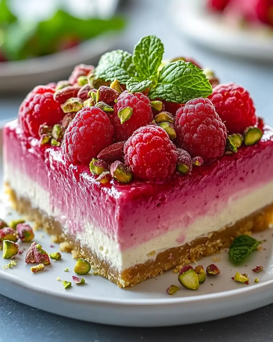 Himbeer-Pistazien-Käsekuchen: Der beste Genuss für zuhause