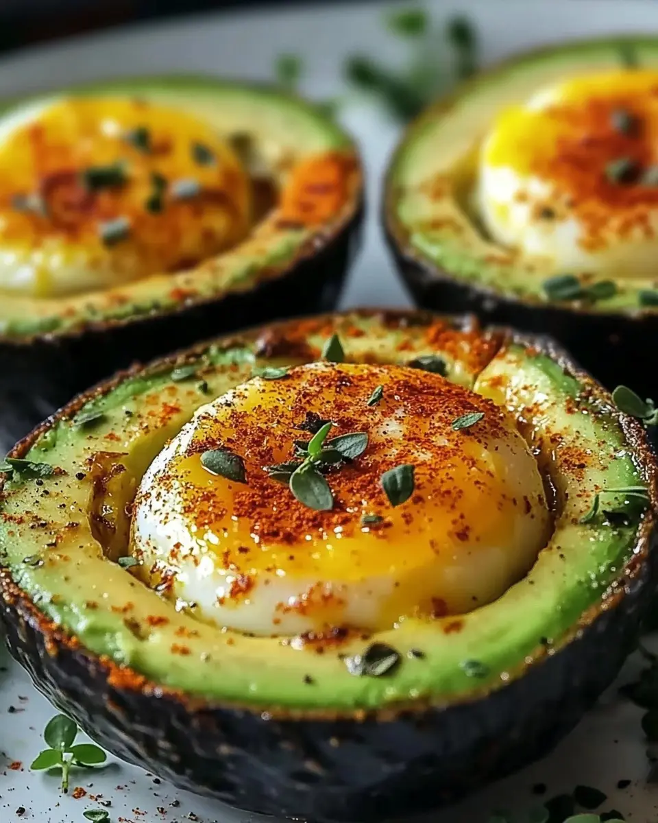 Avocados mit Eiern und Paprika: Leckeres Frühstück für Genießer!