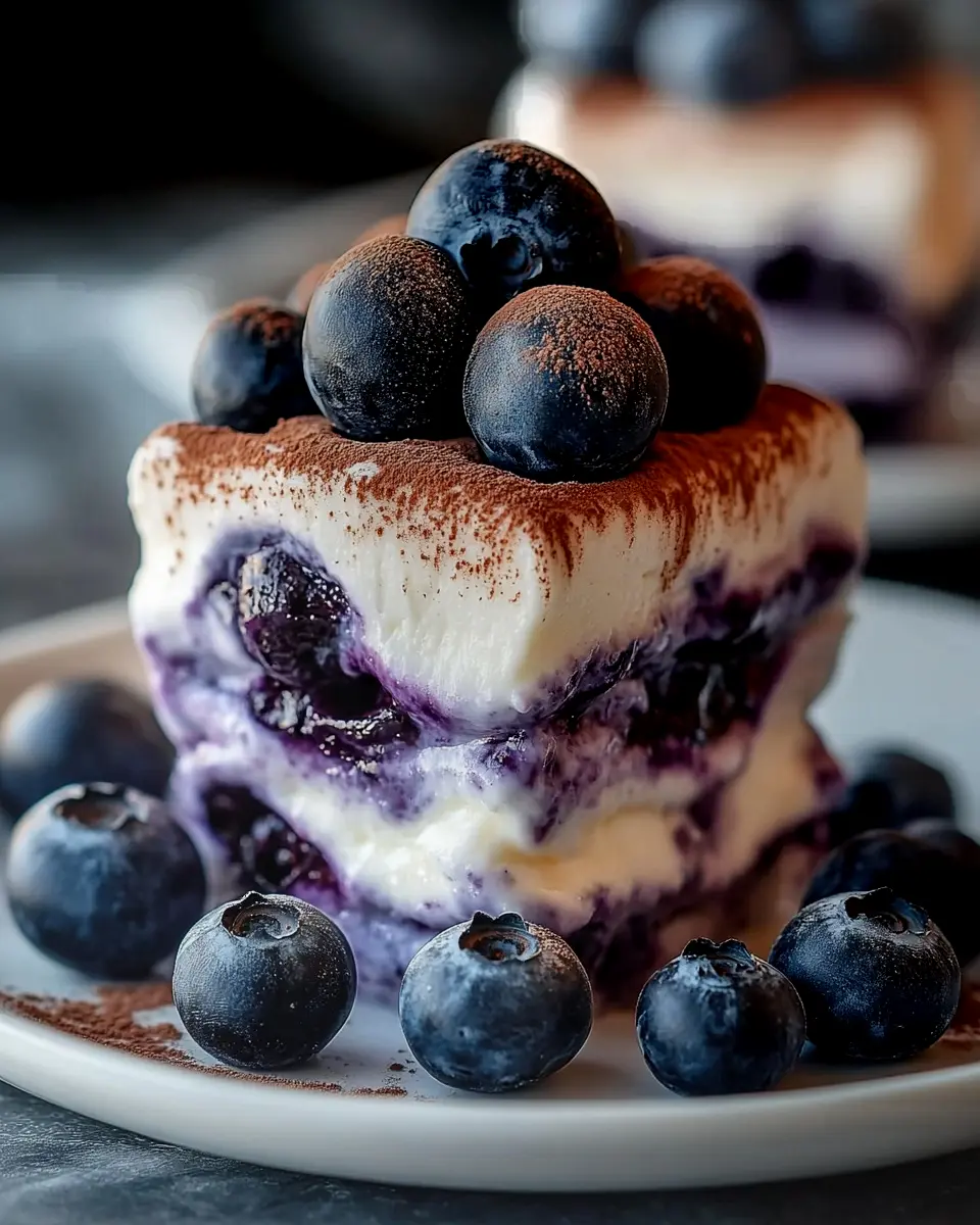 Zuckerfreies Heidelbeer-Tiramisu: Ein gesundes Genuss-Erlebnis!