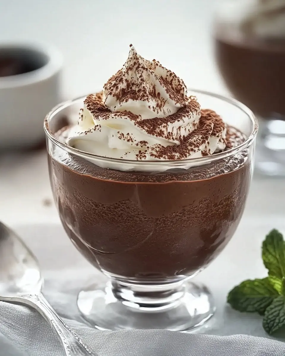 Schokoladenmousse – Ein himmlisches Dessert für Schokoladenliebhaber, unwiderstehlich cremig!