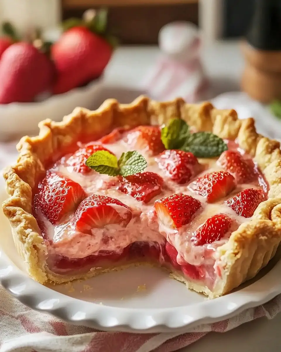 Cremiger Erdbeer-Rhabarber-Kuchen: Der beste Genuss für Zuhause!