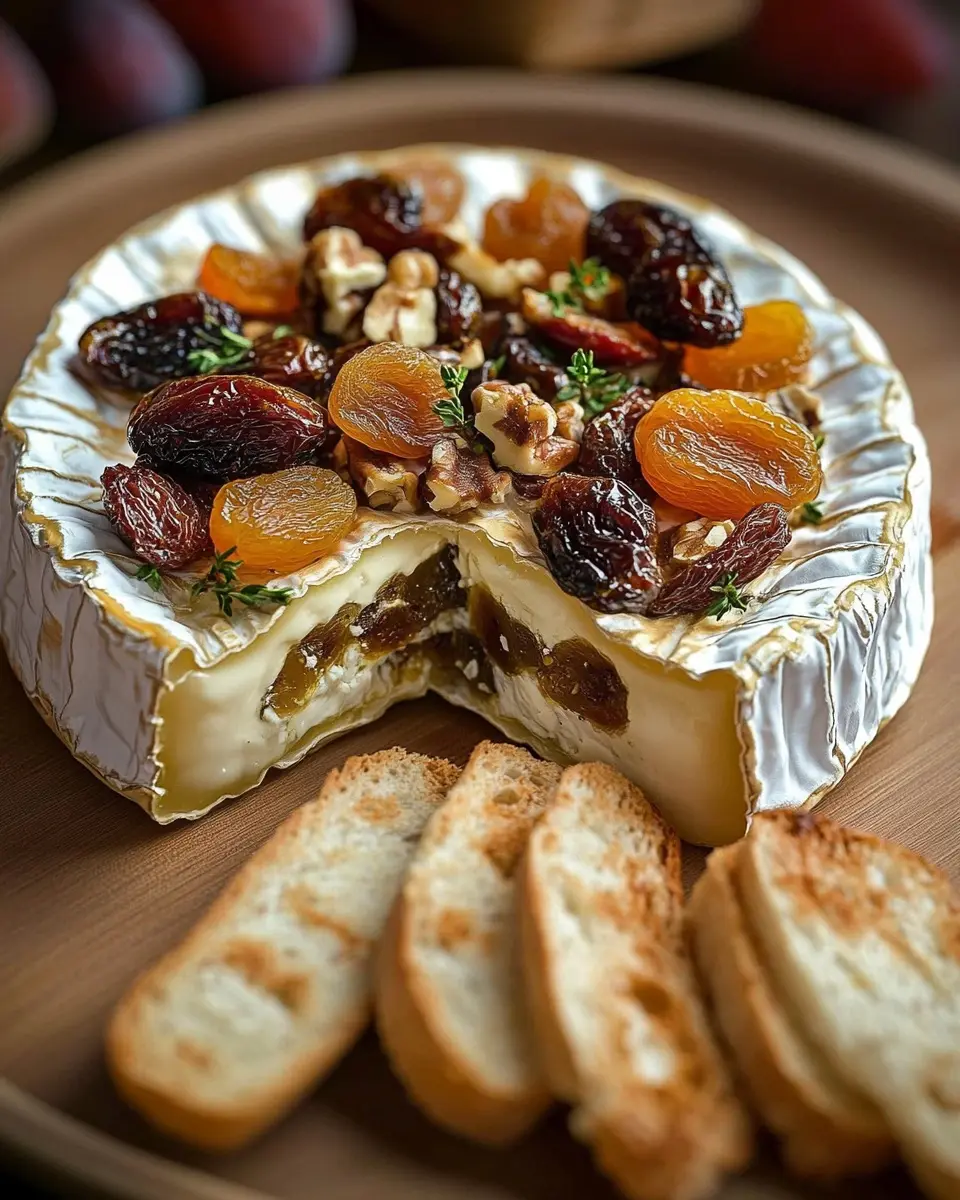 Camembert mit Trockenfrüchten gefüllt – Der perfekte Genuss!