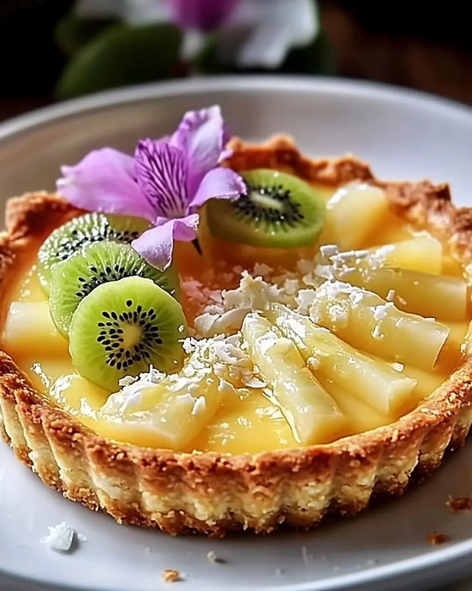 Tarte Paradisiaque à la Crème Coco – Die beste Kokos-Tarte zum Verlieben!