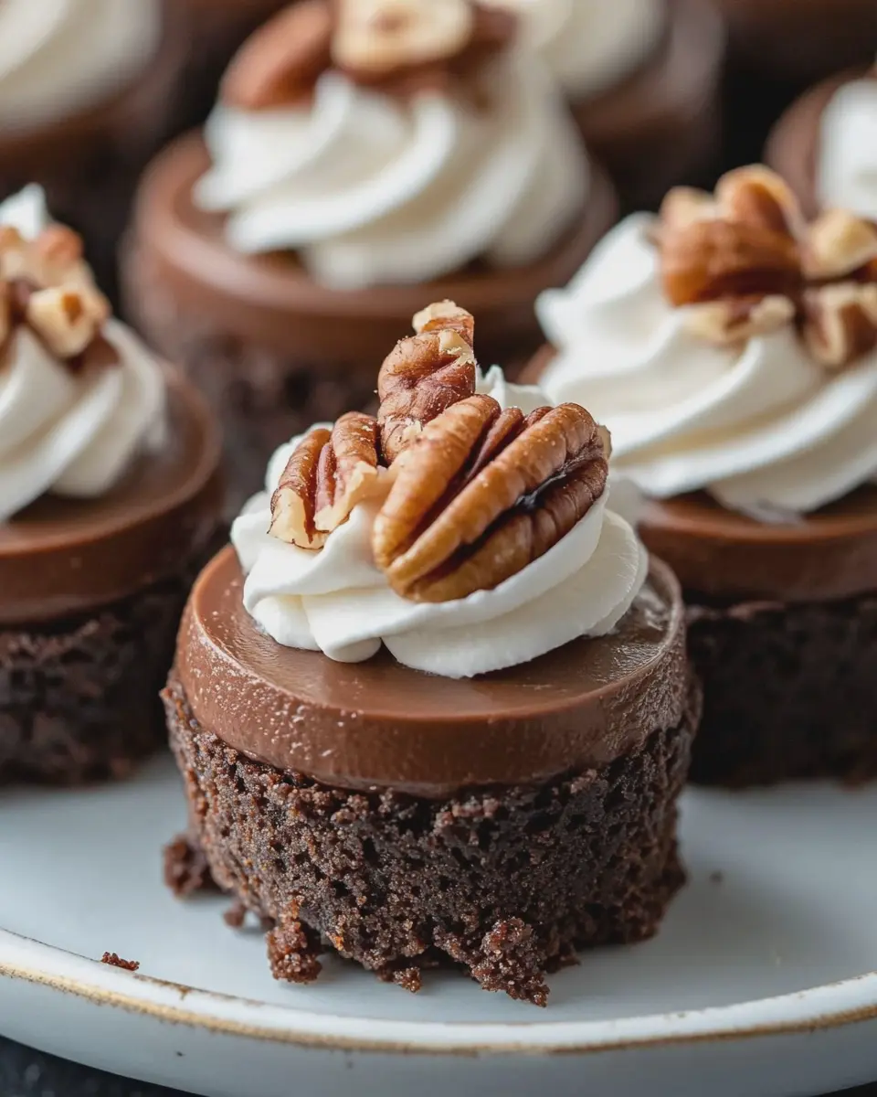Schokoladen-Pekannuss-Cheesecake-Minis: Ein himmlischer Genuss!