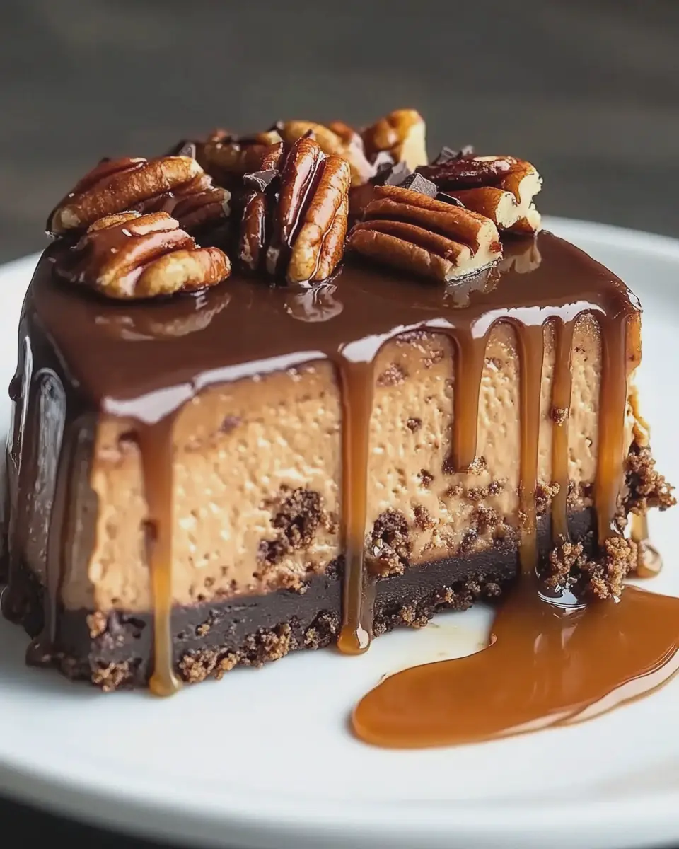 Karamell Pekan Schokoladen Cheesecake – Der beste Genuss für Zuhause!