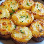 Parmesan-Kartoffel-Stapel aus der Muffinform First Image First Image